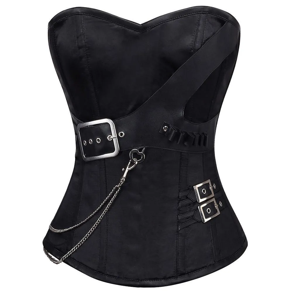 Karolina Satin Gothic Overbust Corset