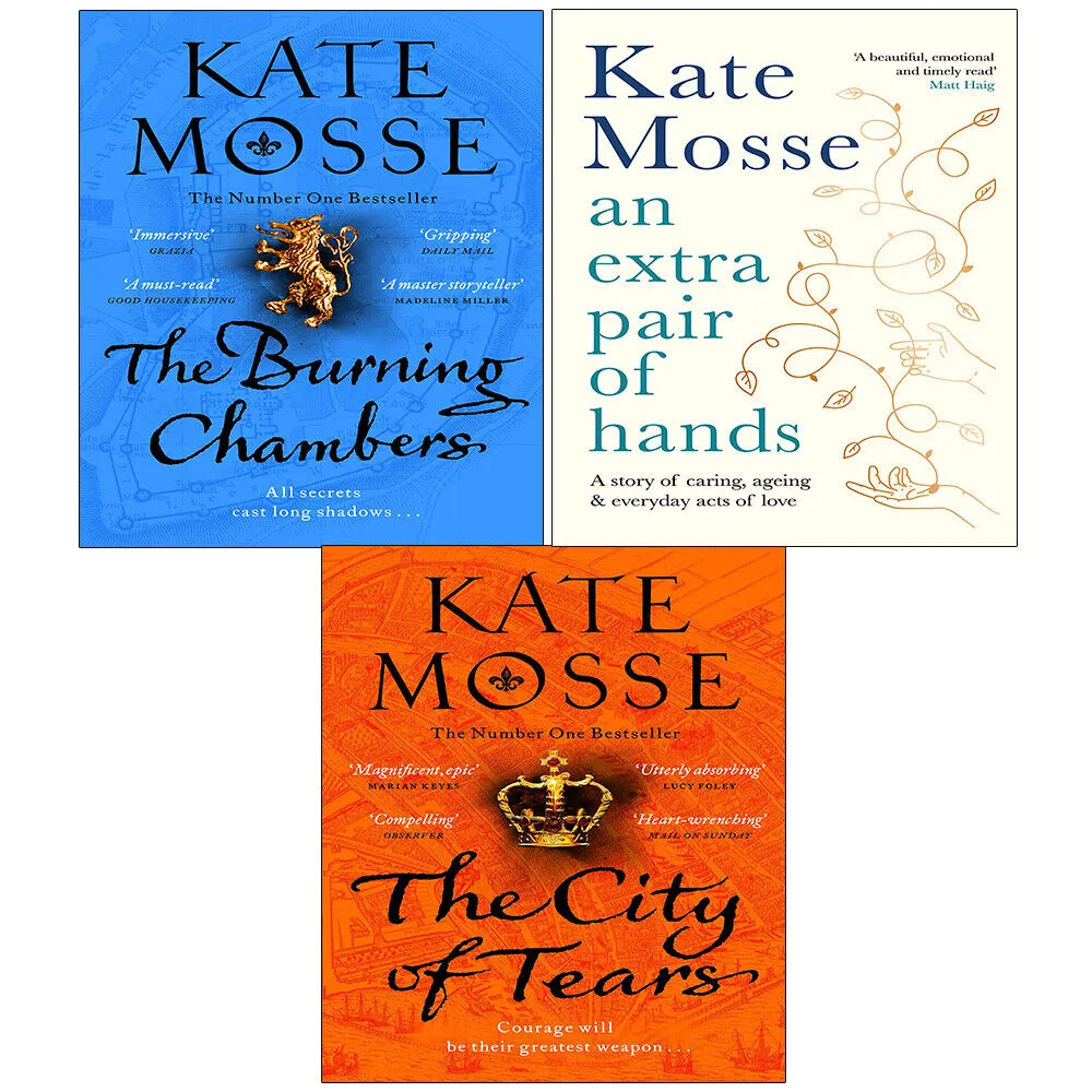 Kate Mosse Collection 3 Books Set (Burning Chambers, An Extra Pair of Hands)