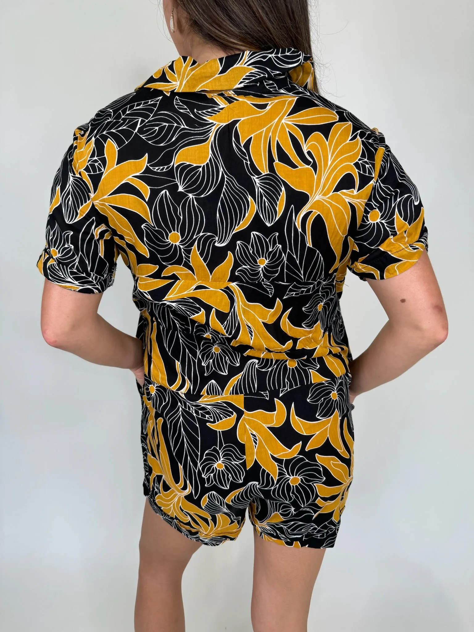 Khush Caraiva Romper Tropical Black