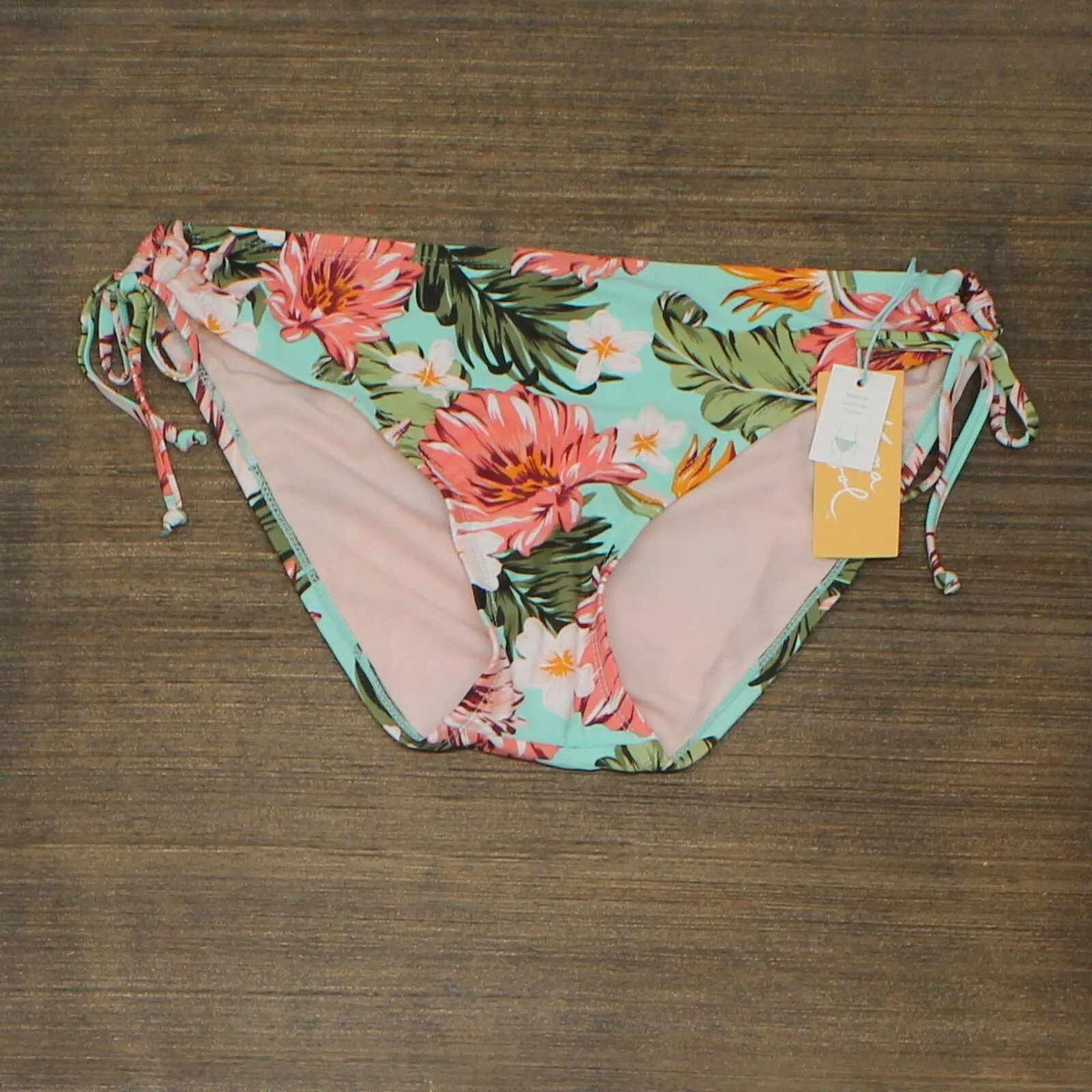 Kona Sol Women's Keyhole Hipster Medium Coverage Bikini Bottom AFK47B