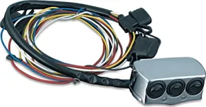 Kuryakyn 7803 Motorcycle Accessory Switch for Master Cylinder Reservoir Cover, Chrome