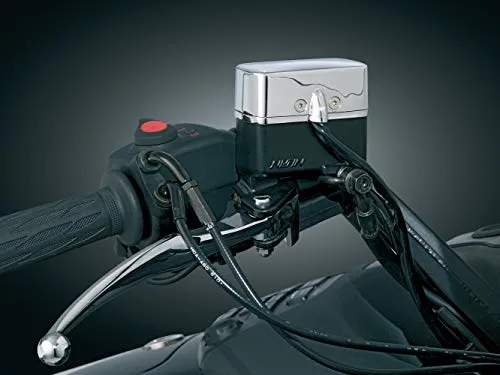 Kuryakyn 7803 Motorcycle Accessory Switch for Master Cylinder Reservoir Cover, Chrome