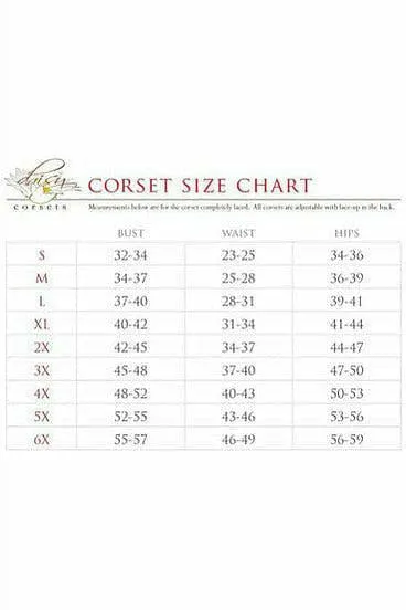 Lavish Black Sweetheart Front Zipper Corset