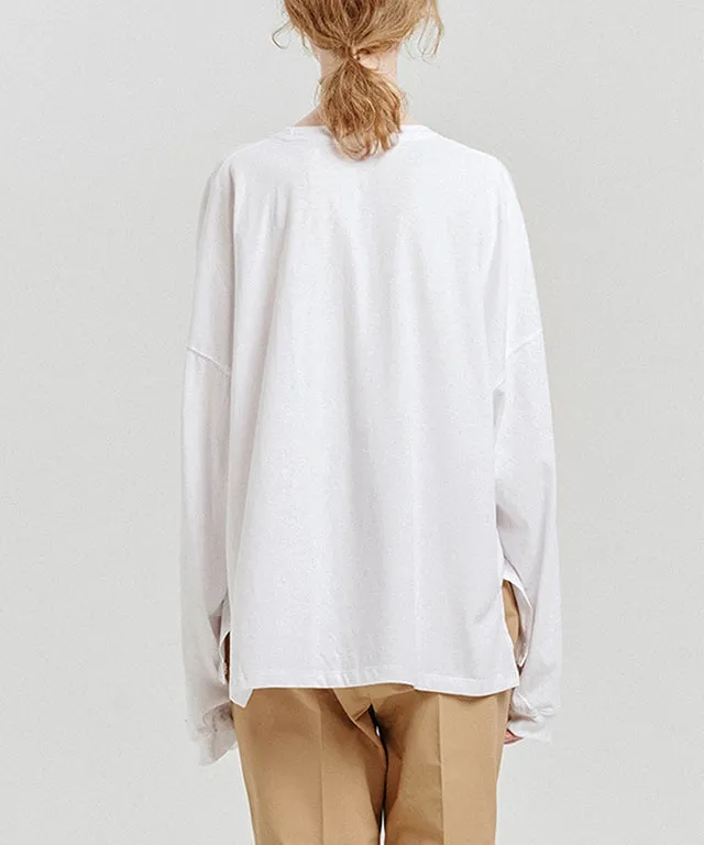LE SONNET Basic Logo T - White