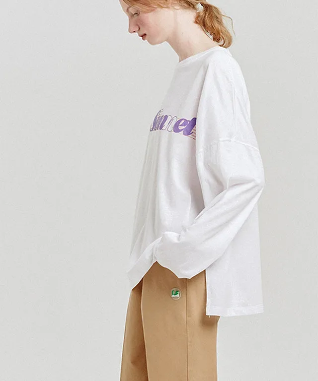 LE SONNET Basic Logo T - White