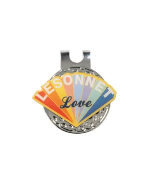 LE SONNET Rainbow Ball Marker - Rainbow Color   Silver