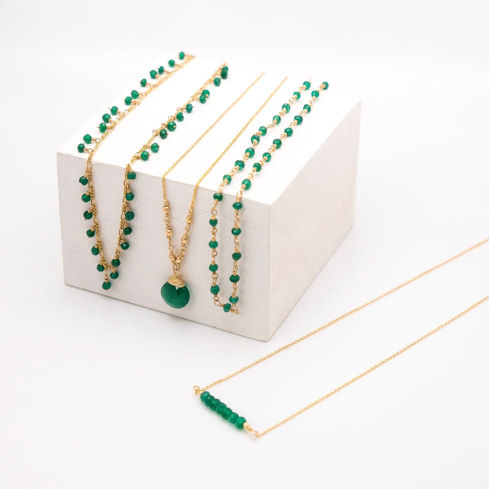 Lilah Gem Drop Necklace