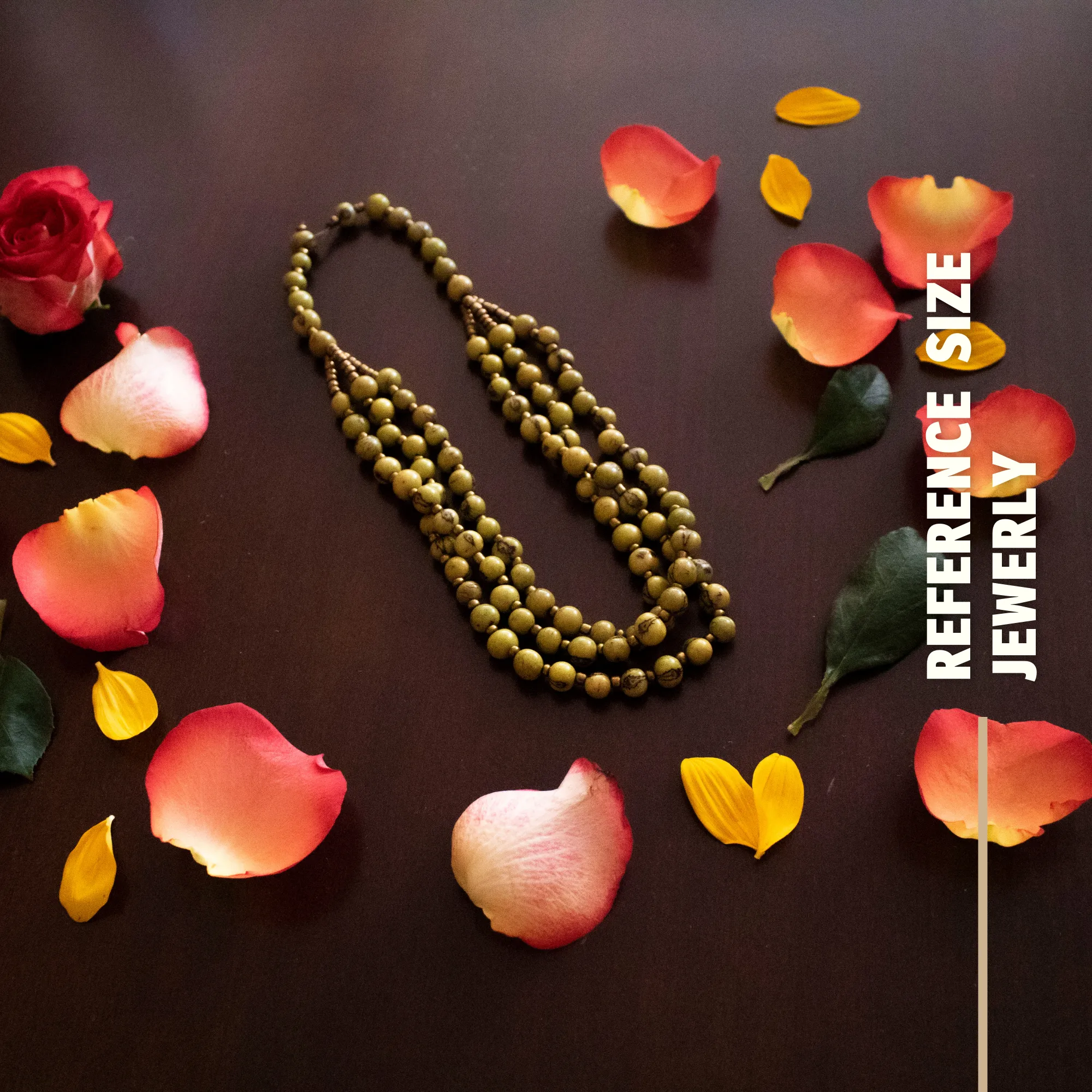 Lime Green Acai Bead Necklace