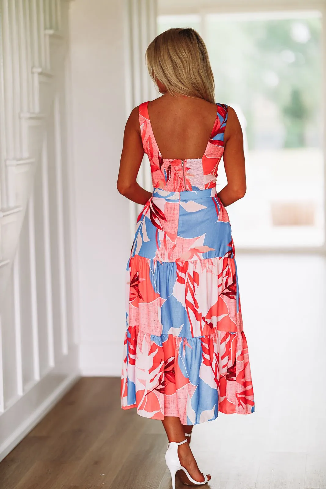 Maui Bound Crop Top - Pink