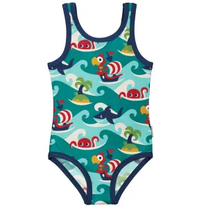 Maxomorra Swimsuit - Tropical Ocean