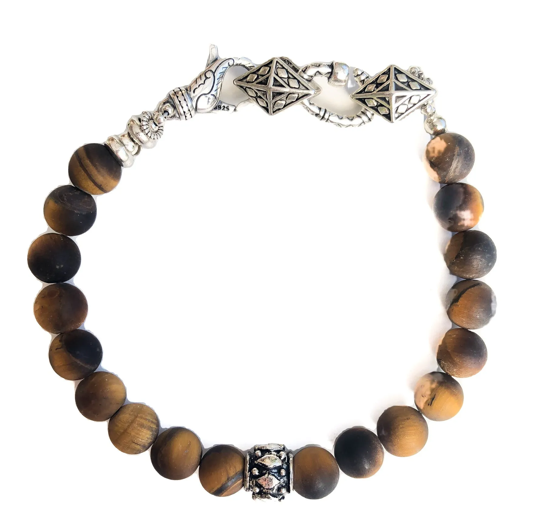 Men’s Strengthen Tigers Eye Bracelet