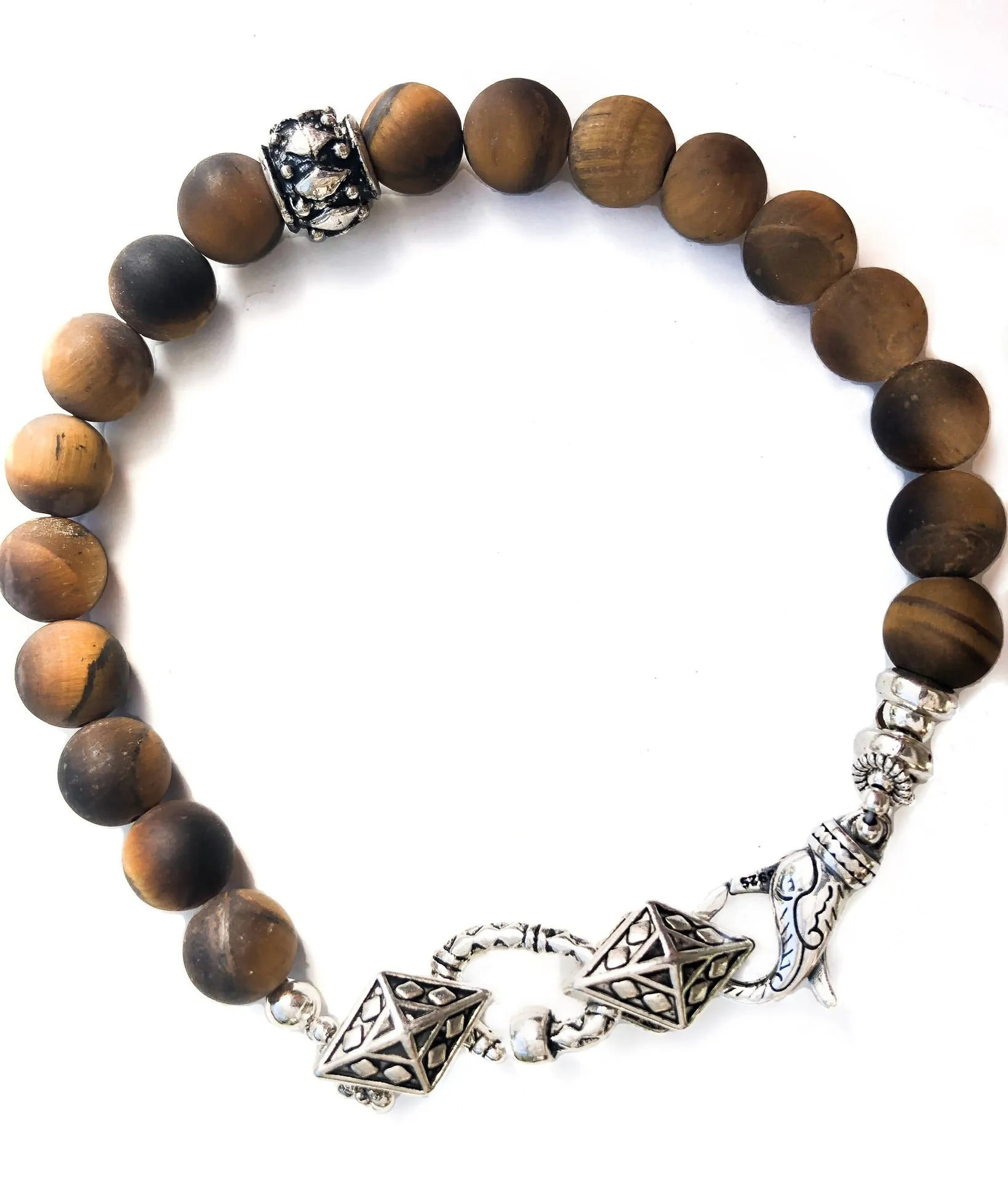 Men’s Strengthen Tigers Eye Bracelet