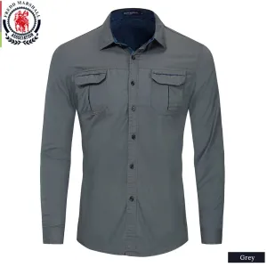 Military chemise classique