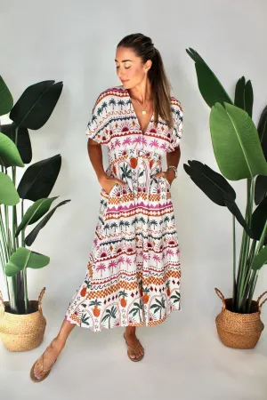 Mink Pink Eyona Midi Dress