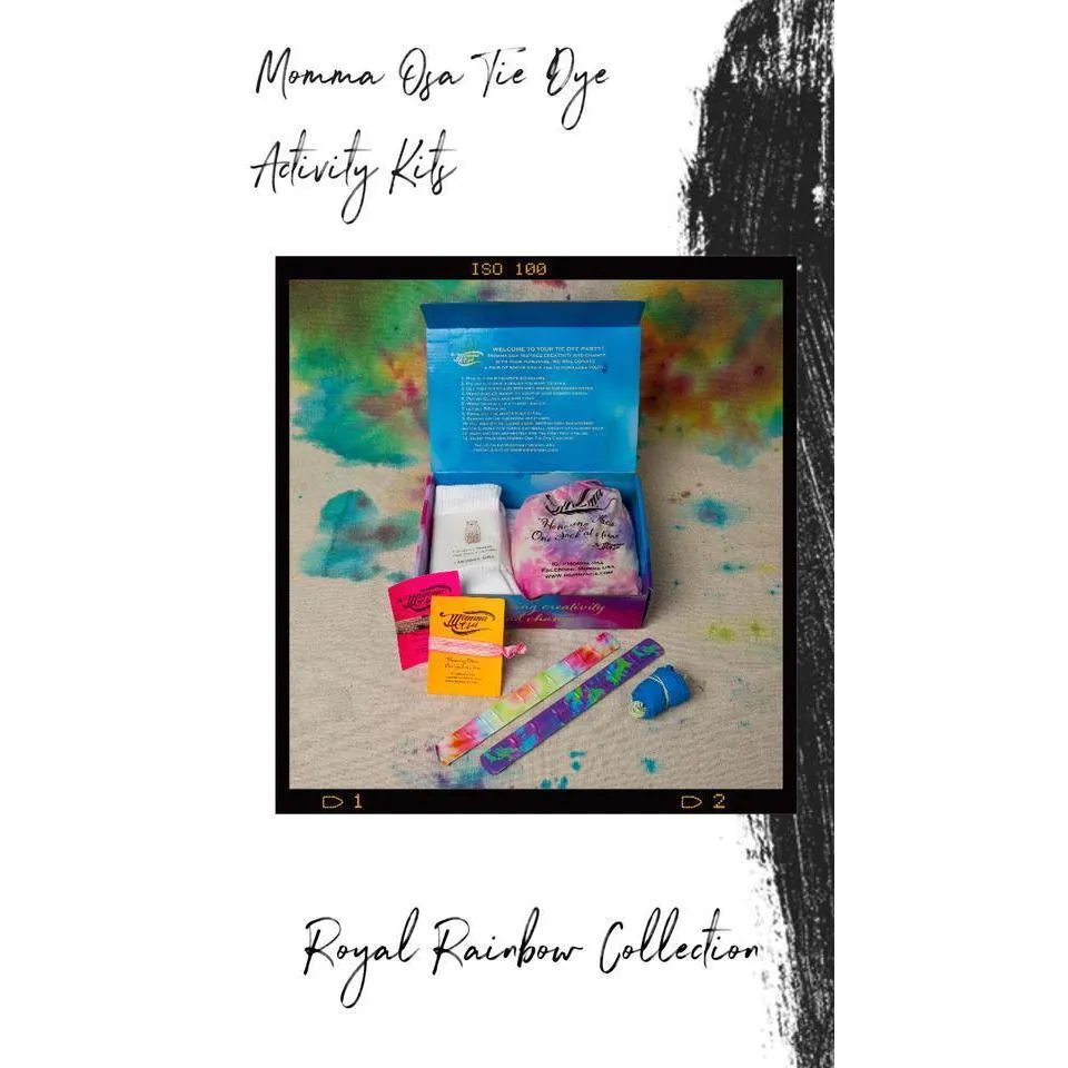 Momma Osa Royal Rainbow Tie Dye Activity Kit - Youth Medium