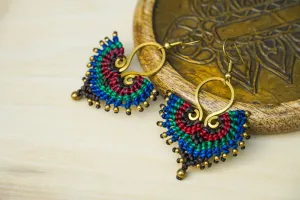 Mystic Nomad Micro Macrame Boho Earrings