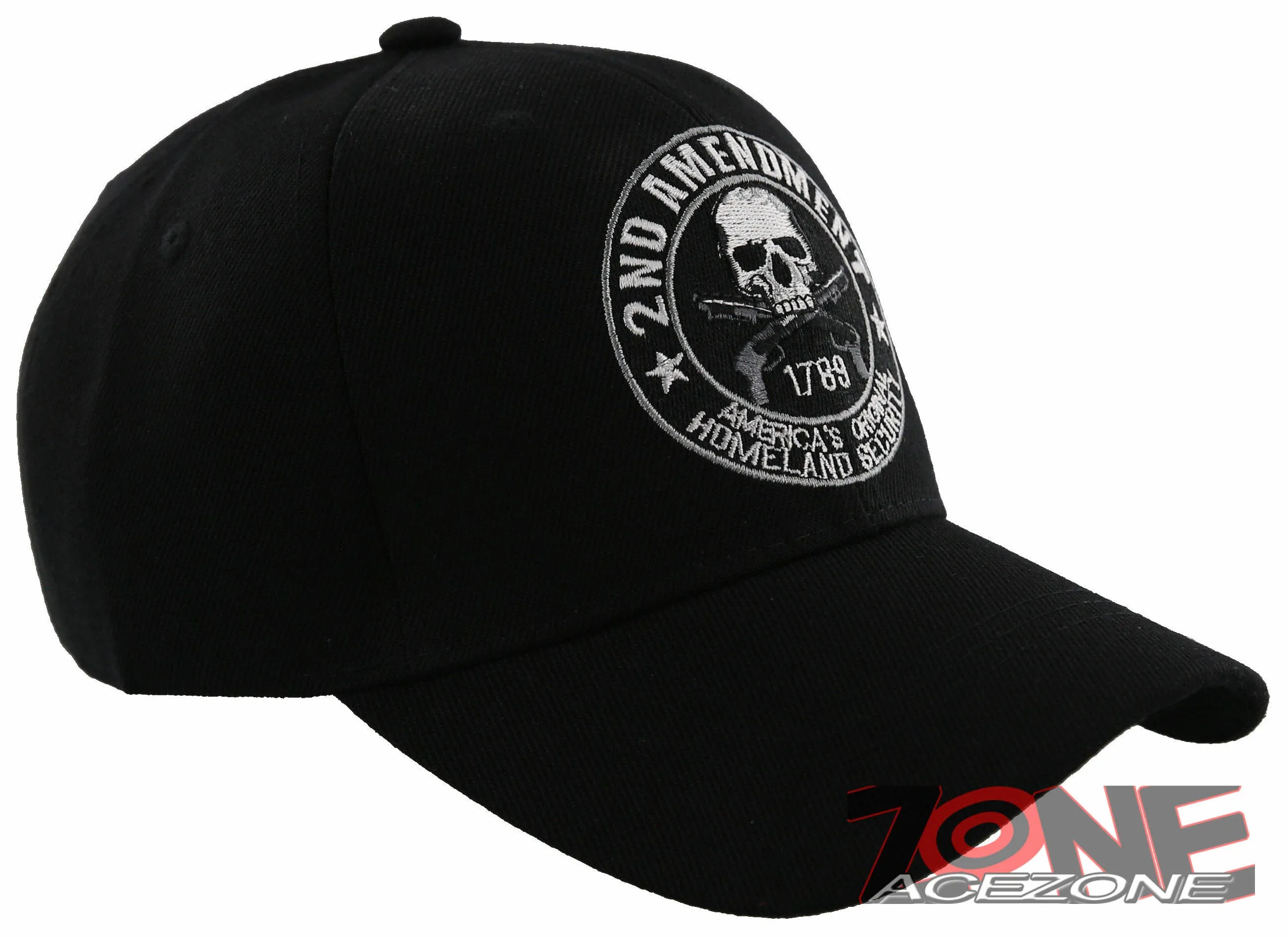 NEW! 2ND AMENDMENT HOMELAND SECURITY RIGHT TO BARE ARMS CAP HAT BLACK