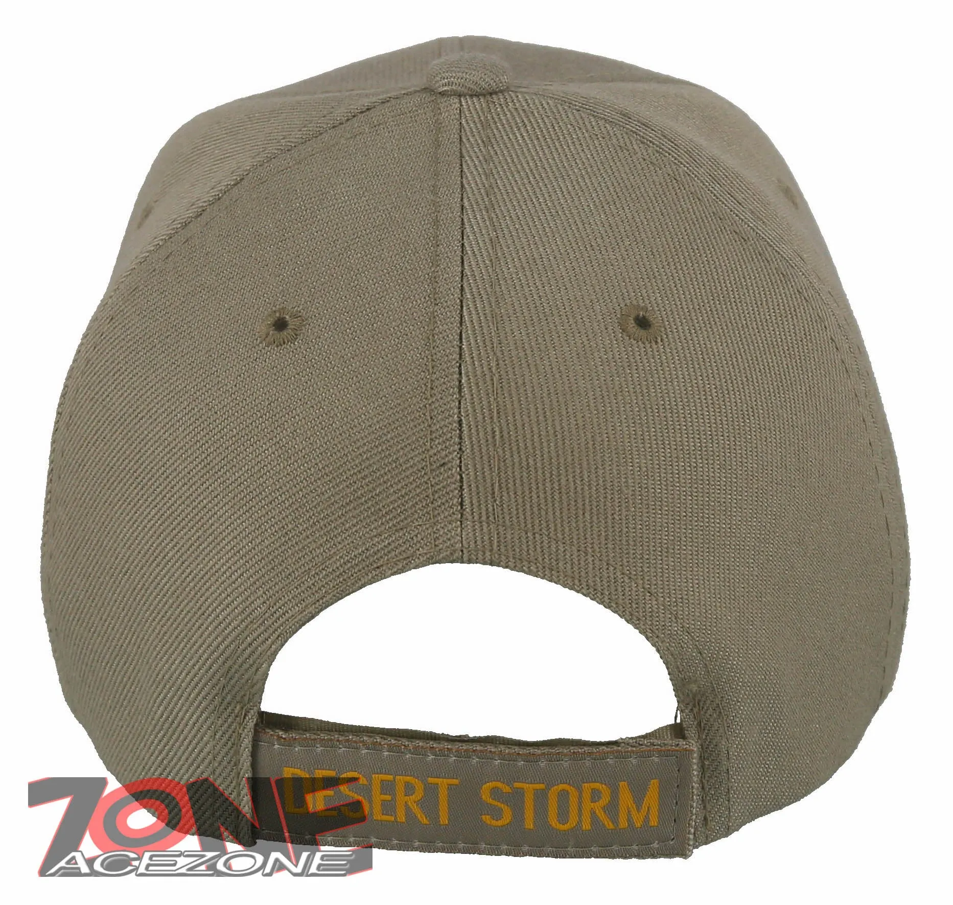 NEW! DESERT STORM VETERAN MILITARY BALL CAP HAT TAN