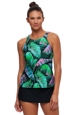 Next Azela Breeze Extend High Neck Tankini