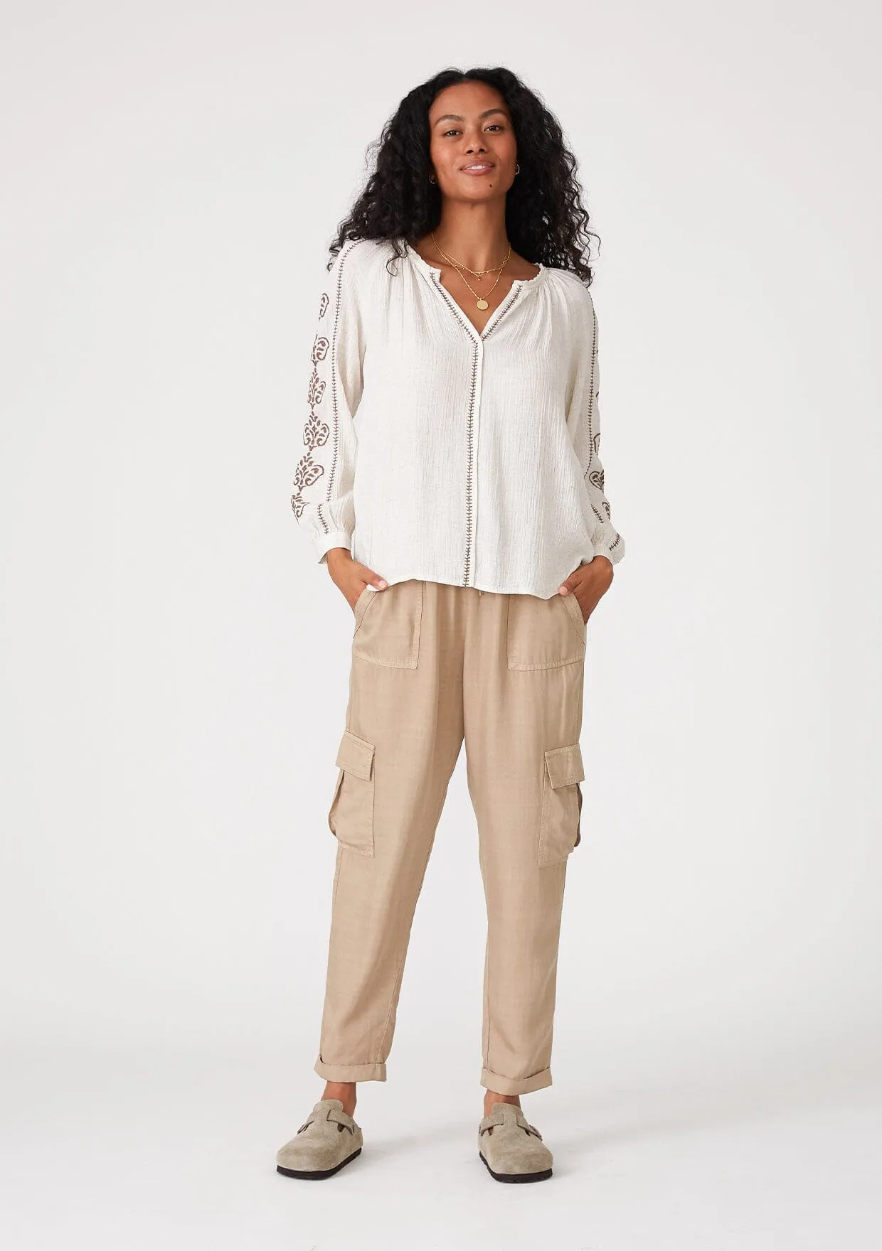 Nickie Embroidered Blouse