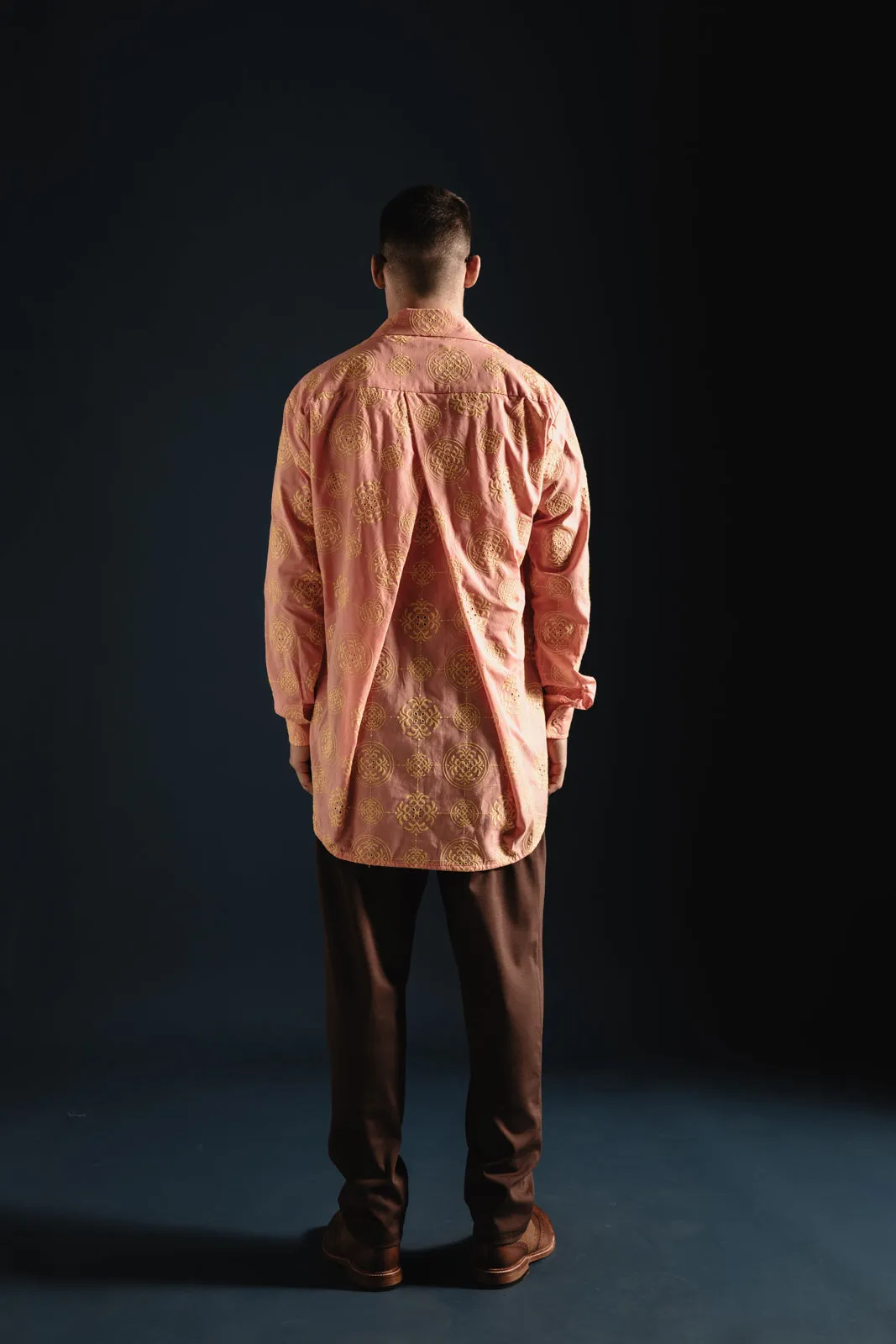 Nomad Shirt Embroidered Coral