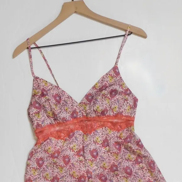 NWT!! Anthropologie FLOREAT Juniper Sleep Romper Floral Lace Paisley Lacey Small