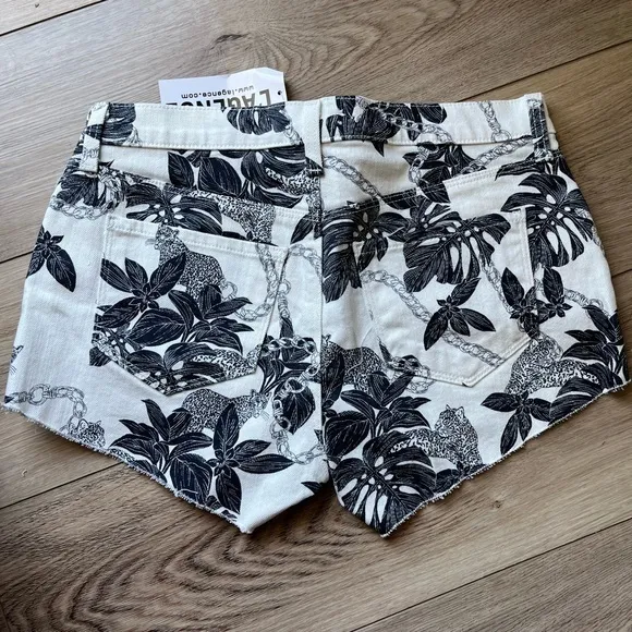 NWT L’agance Emerie‎ tropical shorts