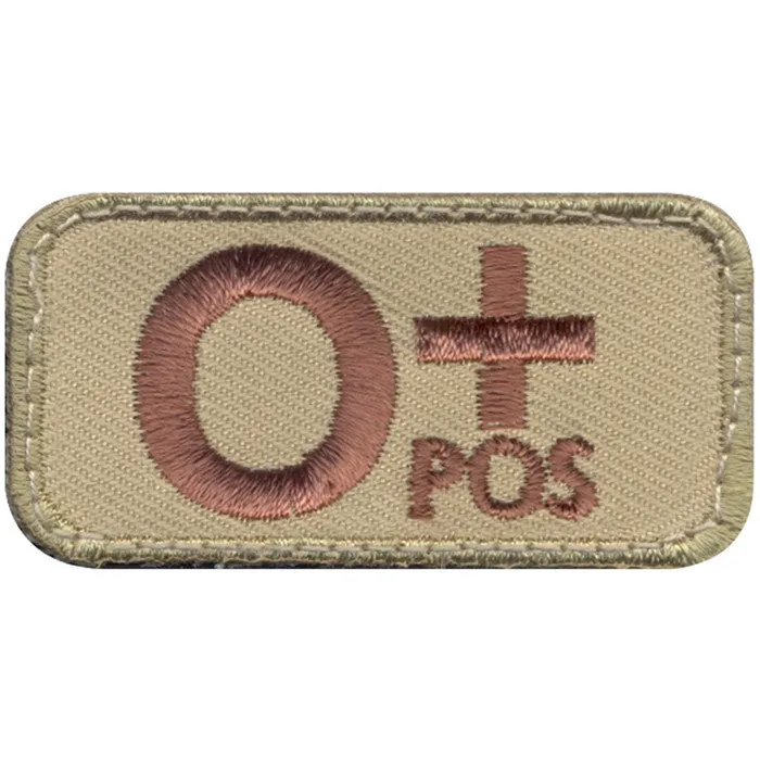 O Positive Blood Type Morale Patch