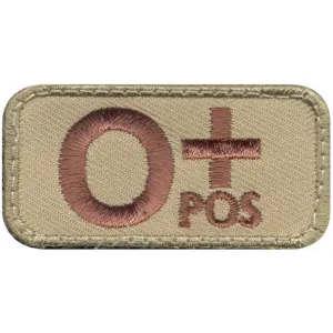 O Positive Blood Type Morale Patch