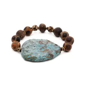 Ocean Whisper Beaded Chunky Bracelet