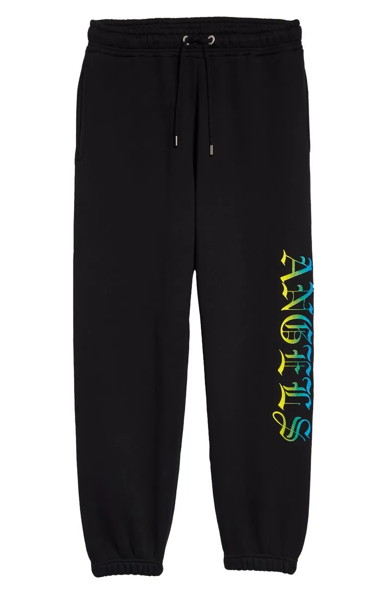 Palm Angels "Gothic Logo" Sweatpants Black