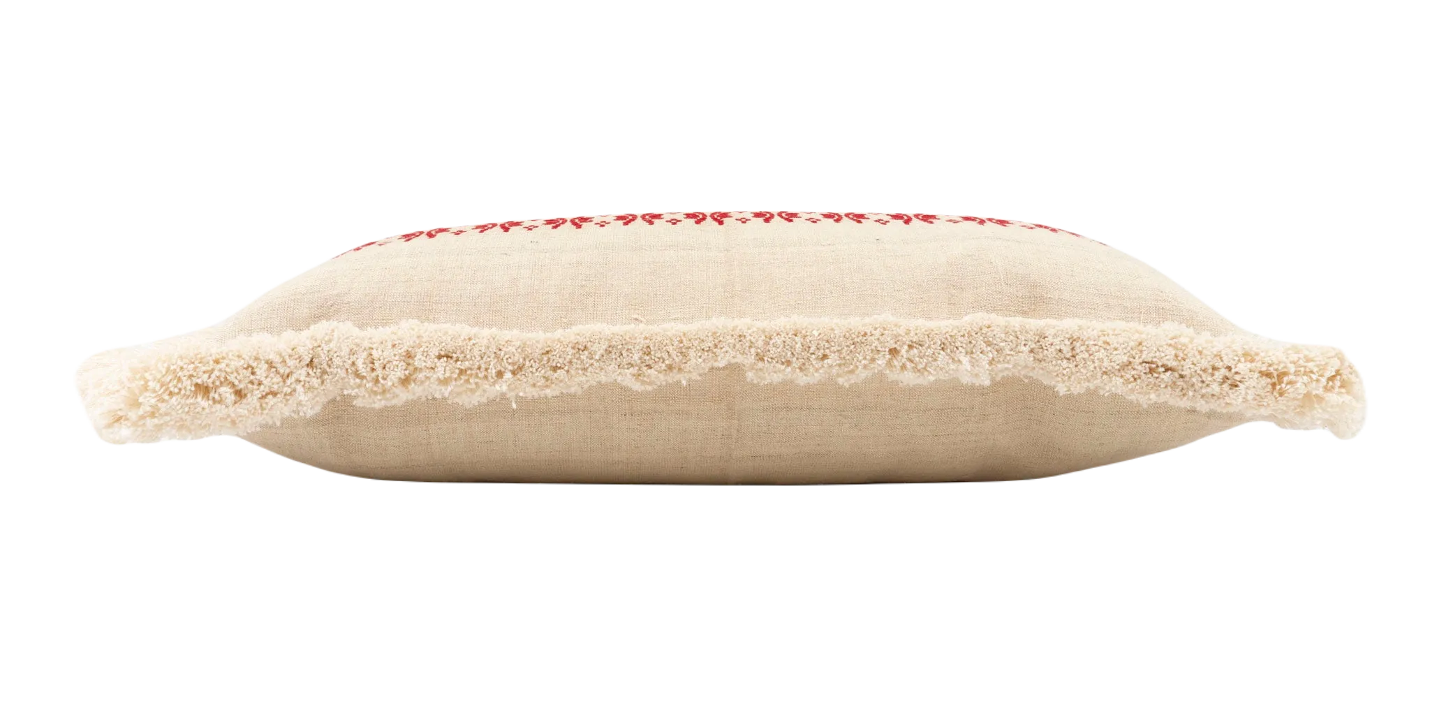 Pillow: Embroidered antique handwoven Hungarian hemp - P083