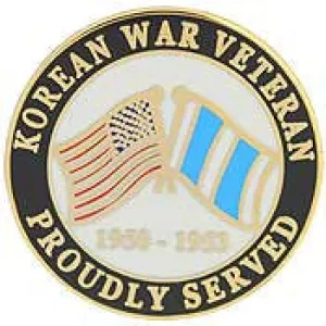 PINS- KOREA, PROUDLY SERVED (1")