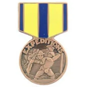 PINS- MEDAL, USN EXPEDITION. (1-3/16")