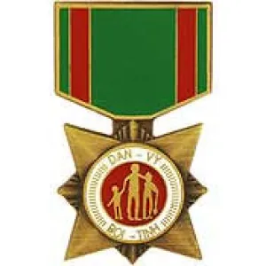 PINS- MEDAL, VIET, CIV. ACTION 2ND (RVN) (1-3/16")