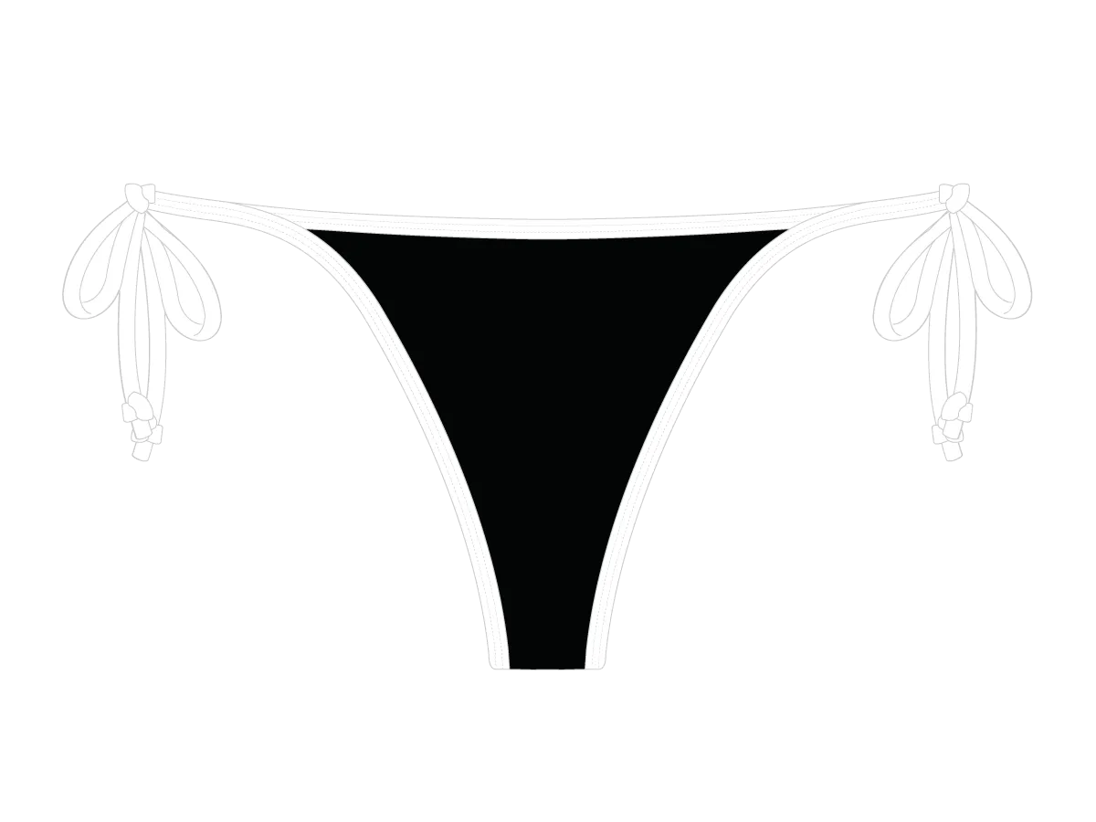 Pirate Black Side-Tie Bottom