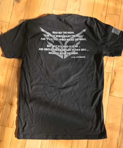 "Angel Of The Night” T-Shirt - camo/black