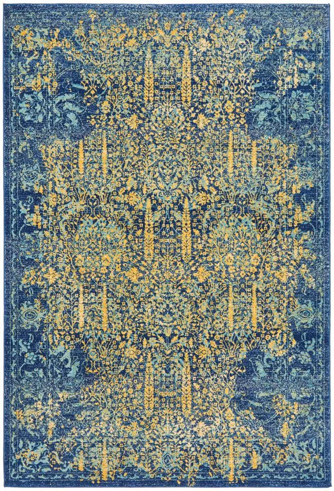 Radiance 411 Royal Blue Rug