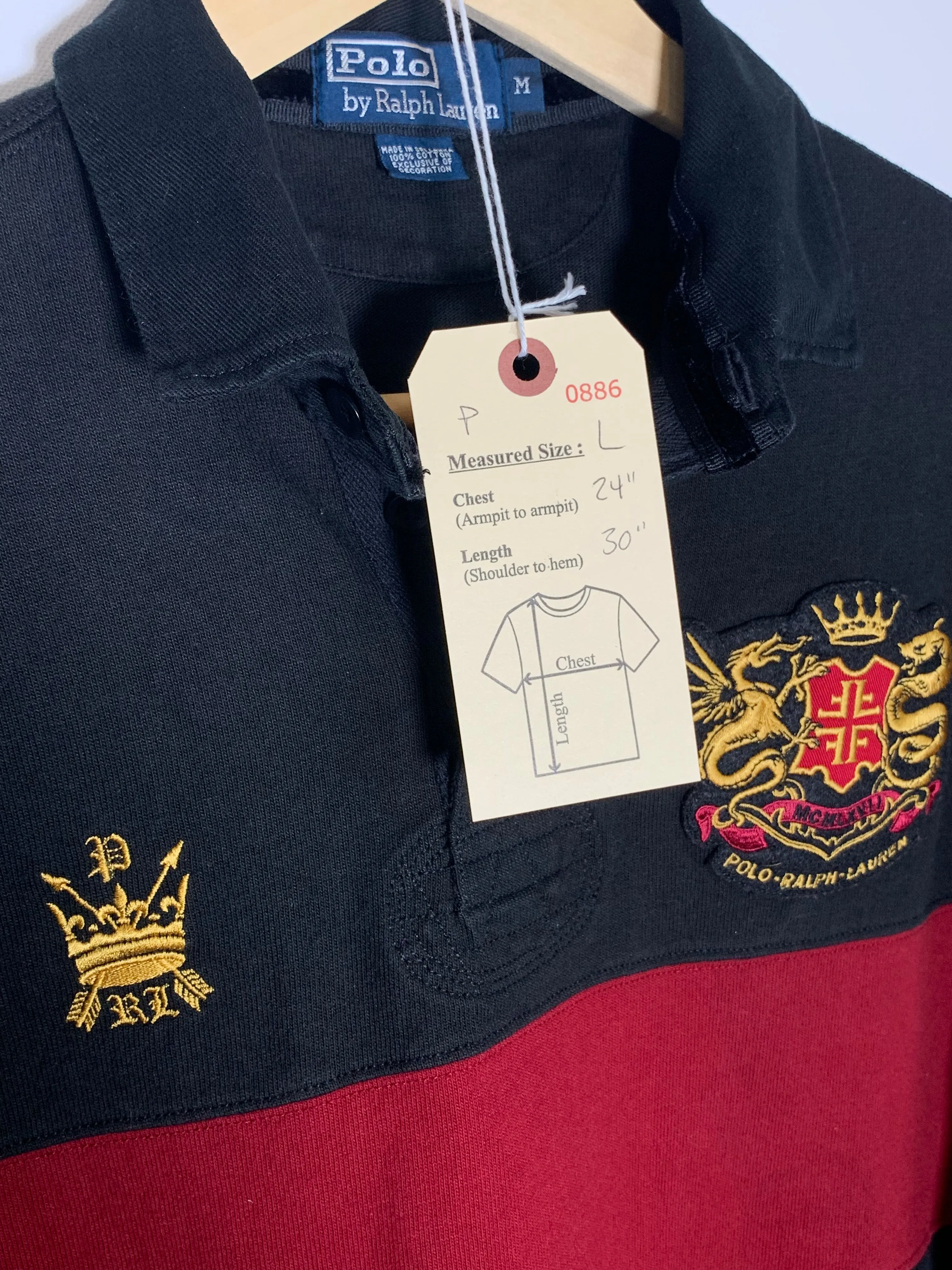 Ralph Lauren Royal Crest Rugby (L)