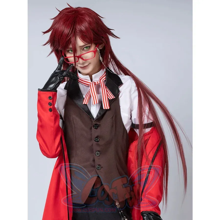 【READY TO SHIP】Black Butler Grell Sutcliff Cosplay Costume mp003219