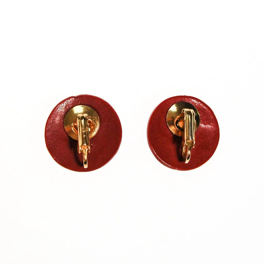 Red Cinnabar Earrings