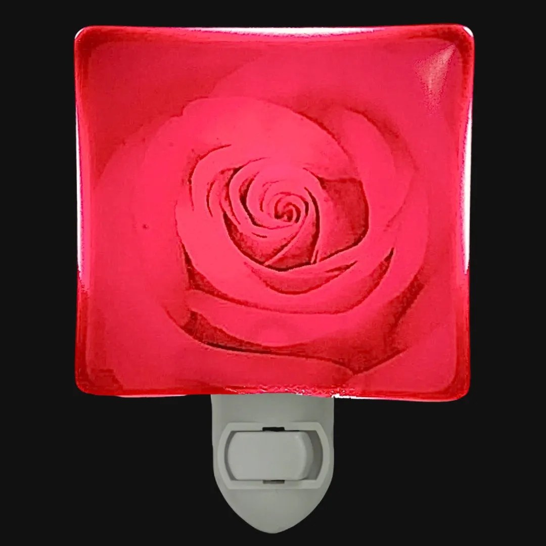 Red Rose Night Light