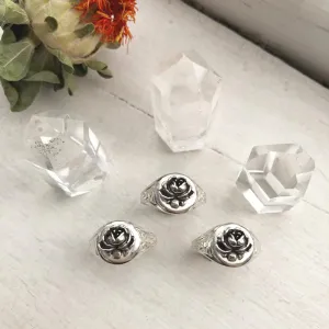 Rose Signet Ring