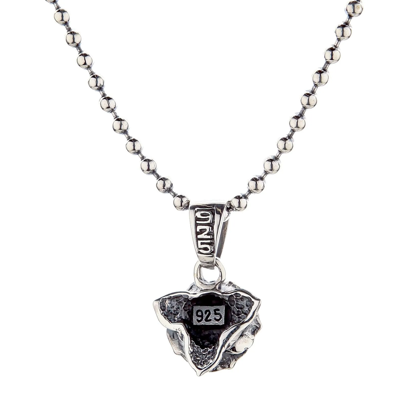 Rose Sterling Silver Pendant