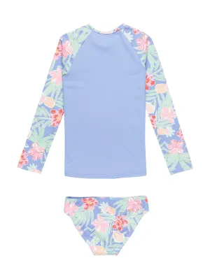 Roxy Pre-Girls Tropical Story Rashgaurd Set