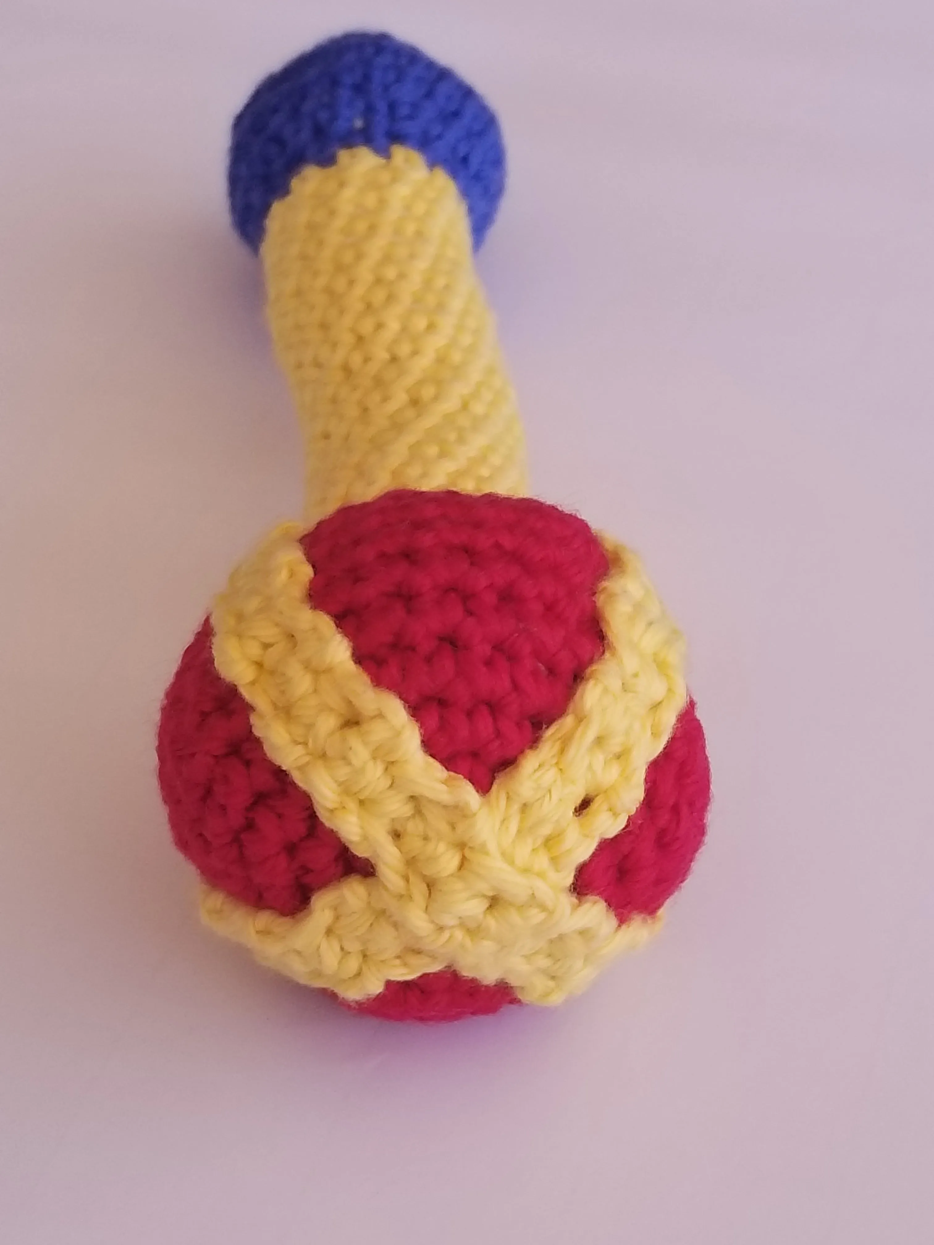 Royal Baby Sweater Crochet Pattern with Scepter Baby Rattle Crochet Pattern, Sizes NB-3M, 6M, 9M