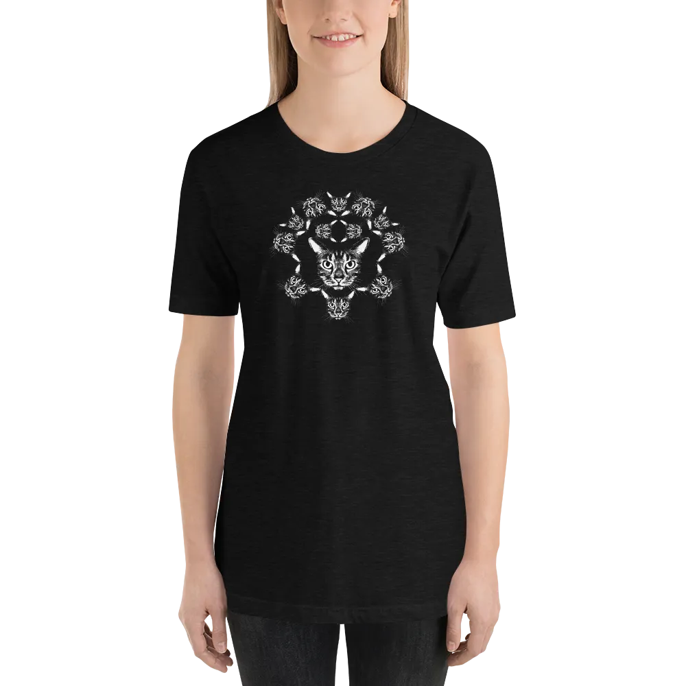 ROYAL CAT CREST Unisex Cat Print T-shirt in Color