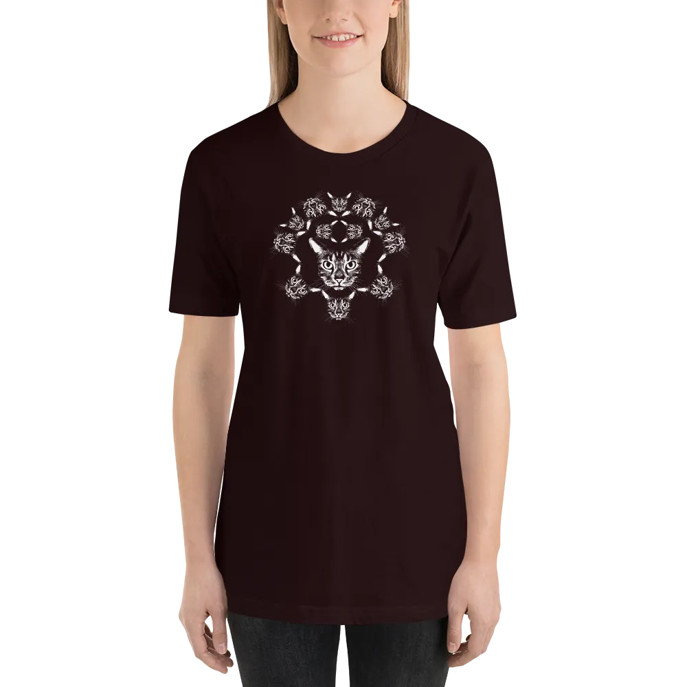 ROYAL CAT CREST Unisex Cat Print T-shirt in Color