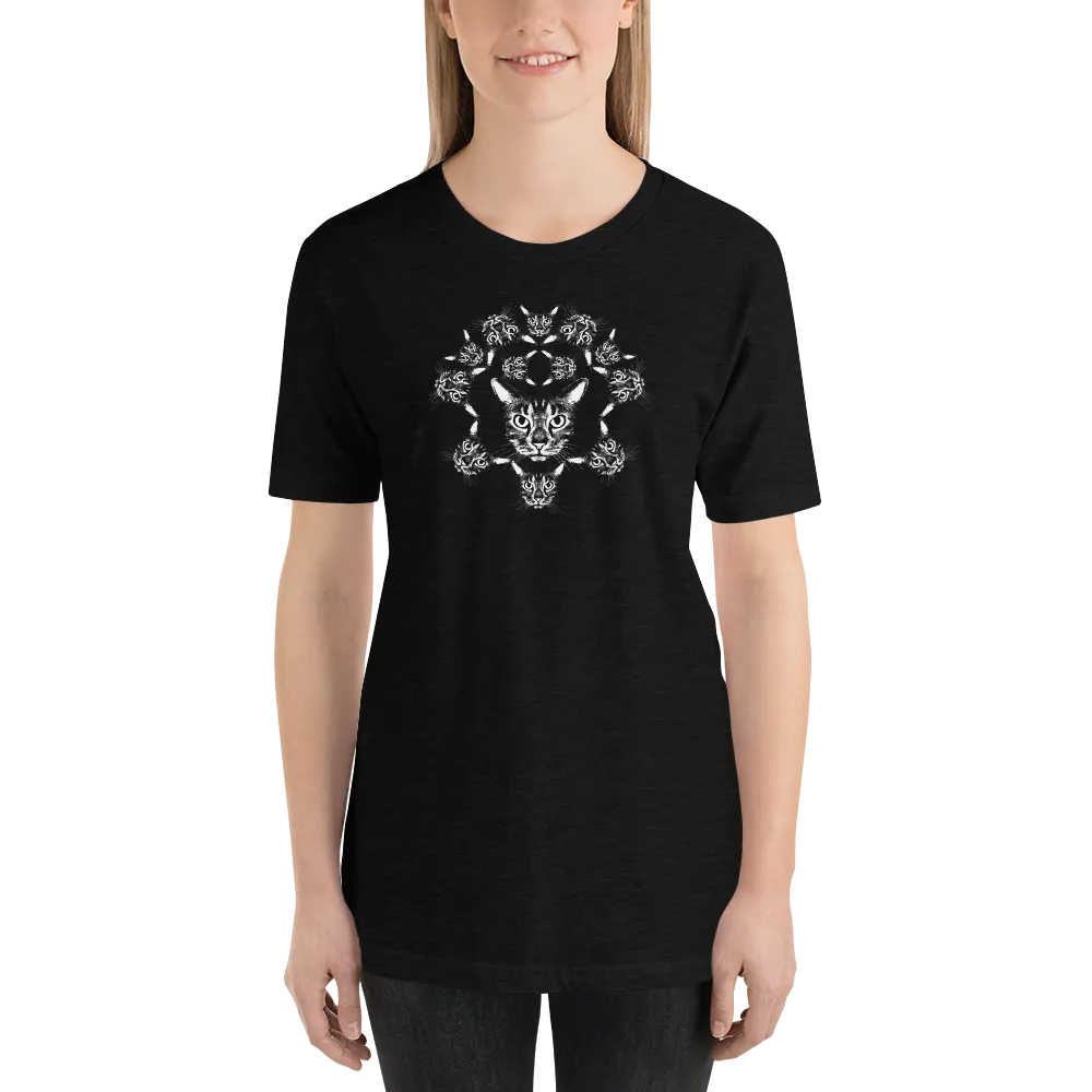 ROYAL CAT CREST Unisex Cat Print T-shirt in Color