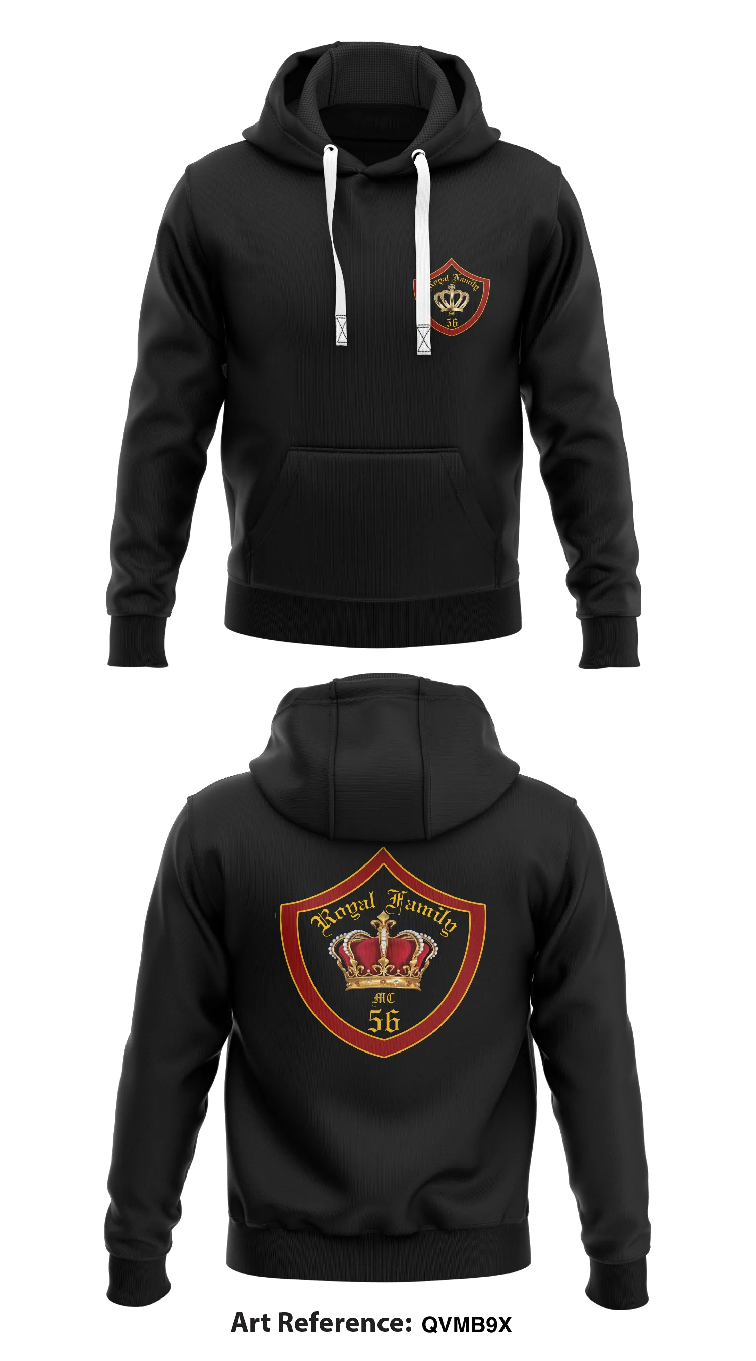 Royal Family MC Store 1  Core Men's Hooded Performance Sweatshirt - qVMB9x